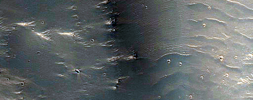 Northern Rim of Huygens Crater