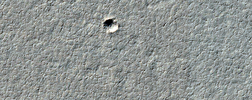 Possible Crater in Promethei Lingula