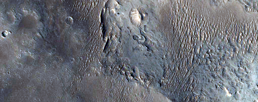 Lavers in Northeast Meridiani Planum