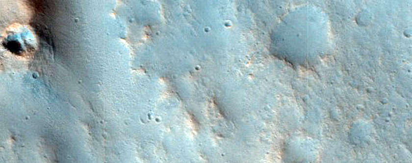 Channels near Crater West of Idaeus Fossae