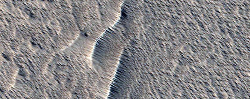 Flows West of Arsia Mons