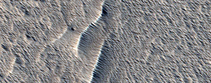 Flows West of Arsia Mons