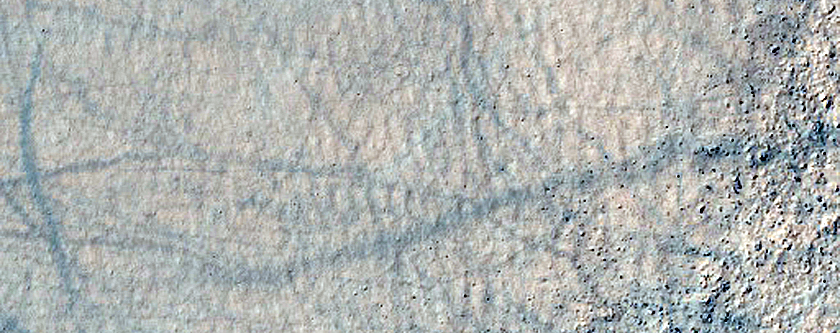 Crater in Southern Terra Sirenum