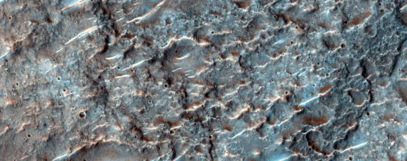 Southern Rim of Molesworth Crater