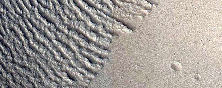 Tharsis Lavas Transition Region in Noctis Fossae