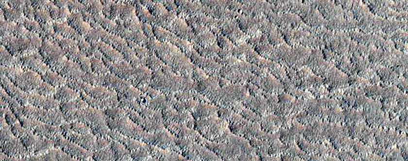 Terrain Northwest of Tikhov Crater