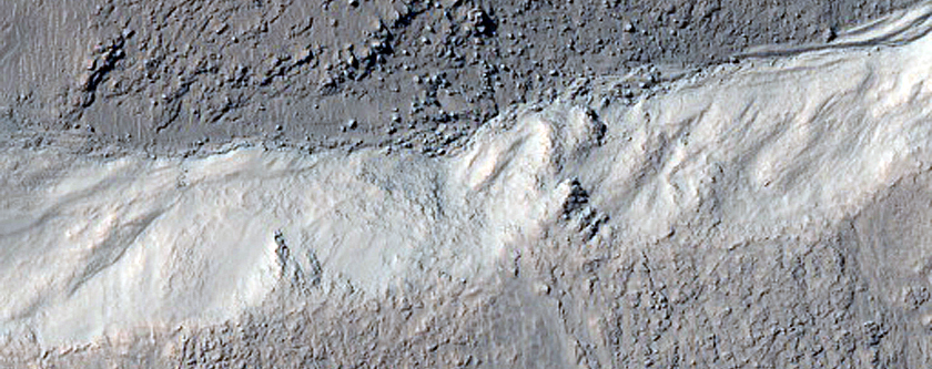 New Gully Deposits in Crater in Terra Sirenum