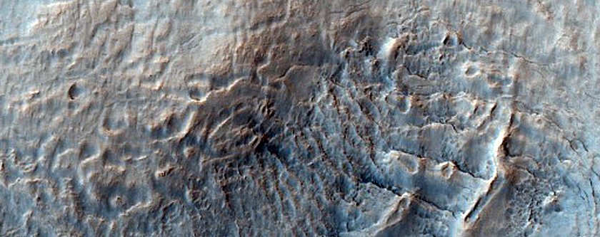 Flow North of Crater