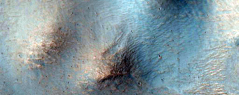 Eastern Rim of Hadley Crater and Surrounding Terrain