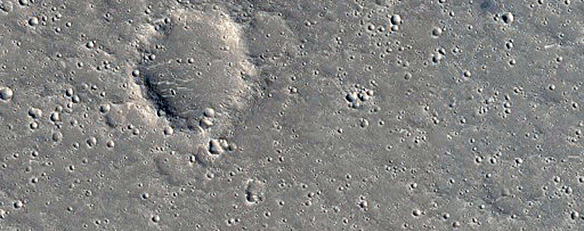 Candidate Recent Impact Site