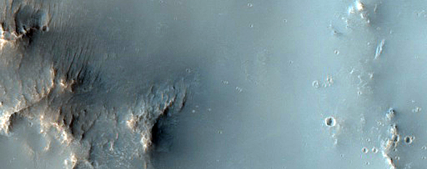 Western Rim of Bouguer Crater