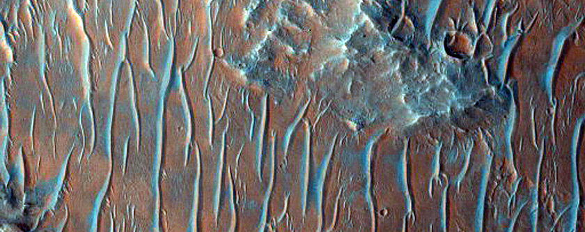 Canyon Floor in East Coprates Chasma