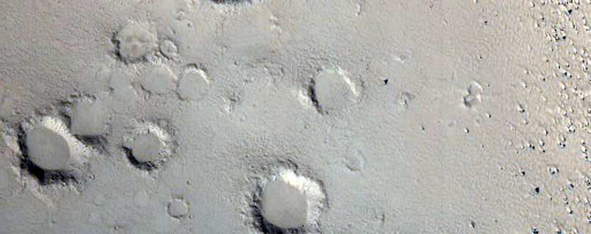 Pits in Elysium Region