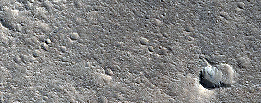 Candidate Recent Impact Site