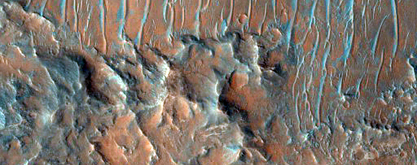 Canyon Floor in East Coprates Chasma
