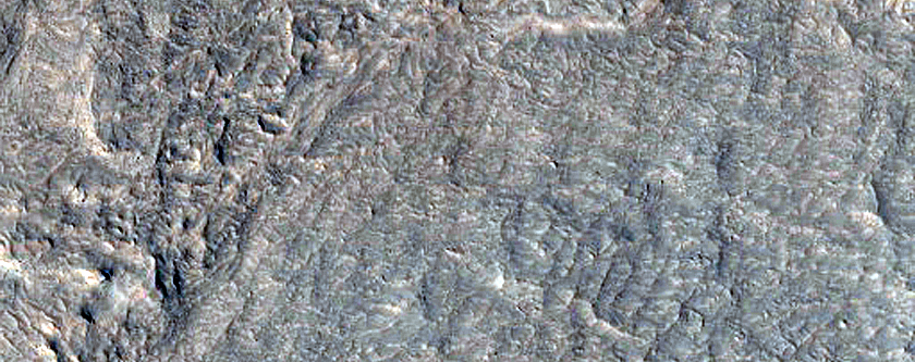 Sinuous Ridge in Gale Crater