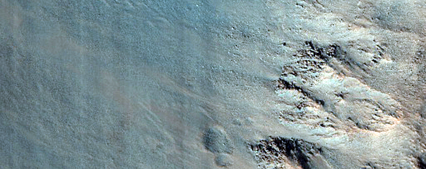 Slope Monitoring within Fresh Crater