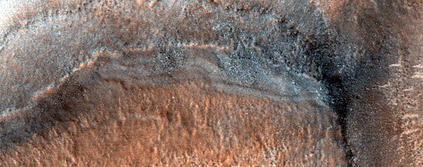 Mud Volcano in Cydonia Labyrinthus