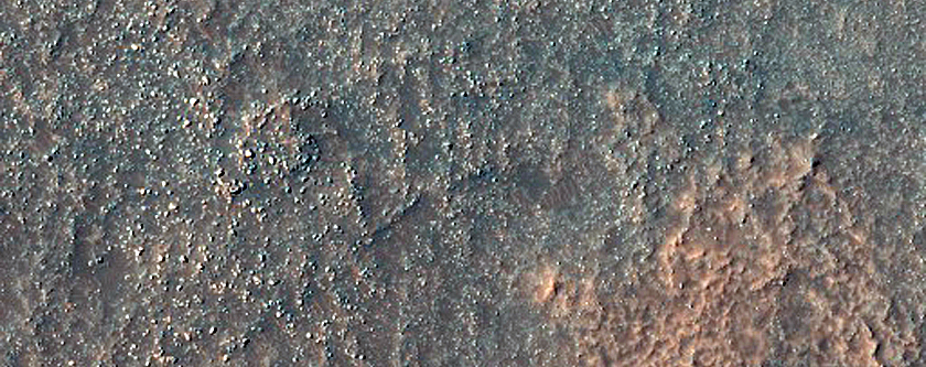 Extra-Crater Sinuous Ridge