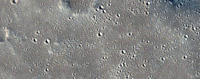 Candidate Recent Impact Site