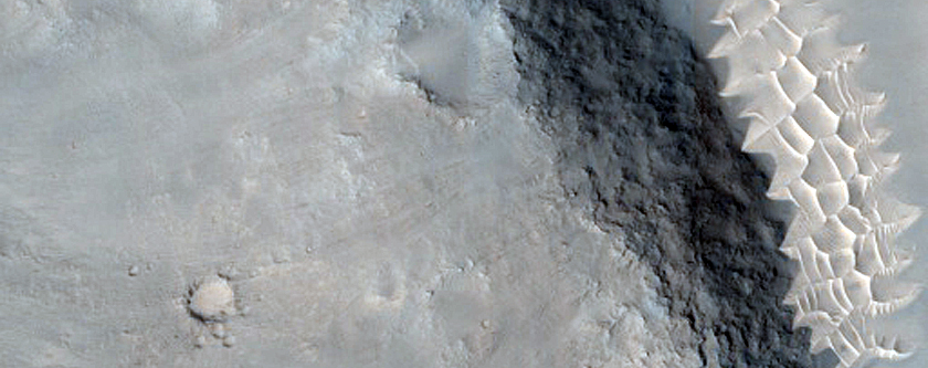 Crater with Steep Slopes