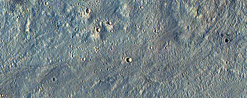 Crater on Floor of Orson Welles Crater