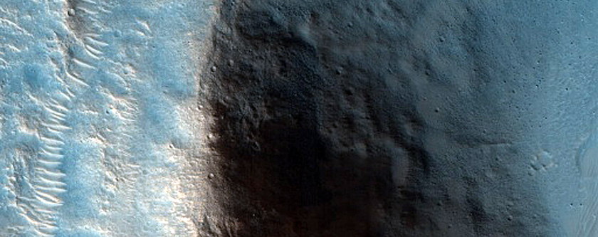 Crater with Irregular Shape