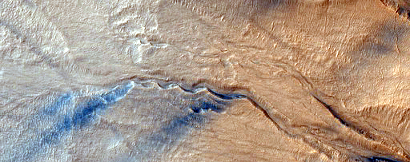 Monitor Slopes in Hellas Planitia