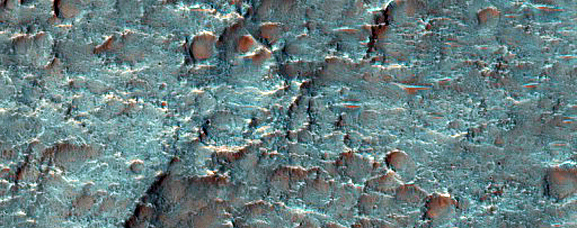 Ridge Northeast of Hellas Planitia