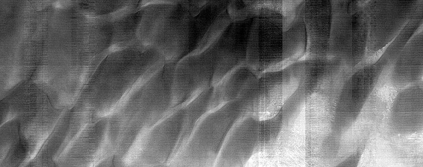 Aonia Terra Dune Field Changes