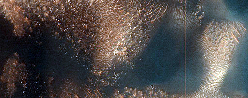 Dune Monitoring in Renaudot Crater