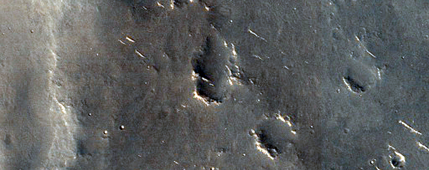 Mesa in Southern Utopia Planitia