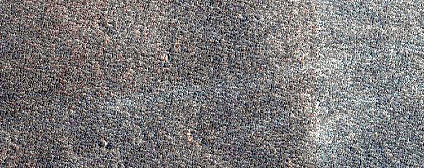 Terrain Sample as Seen in CTX Image