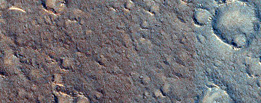Terrain Sample as Seen in CTX Image