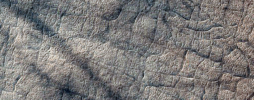 Terrain Sample as Seen in Mariner 9 Image