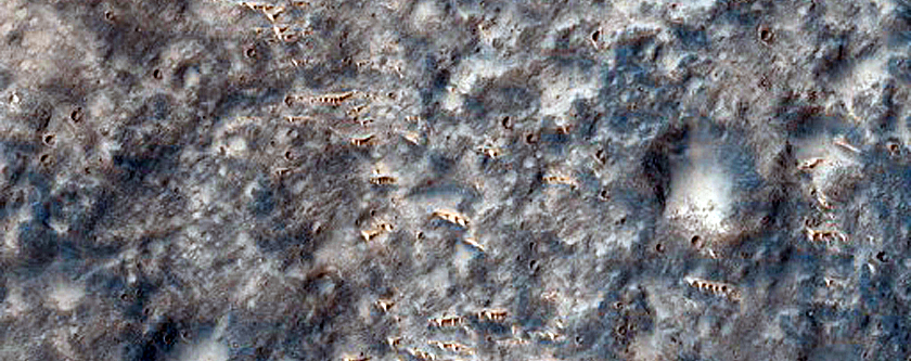 Terrain Sample as Seen in CTX Image