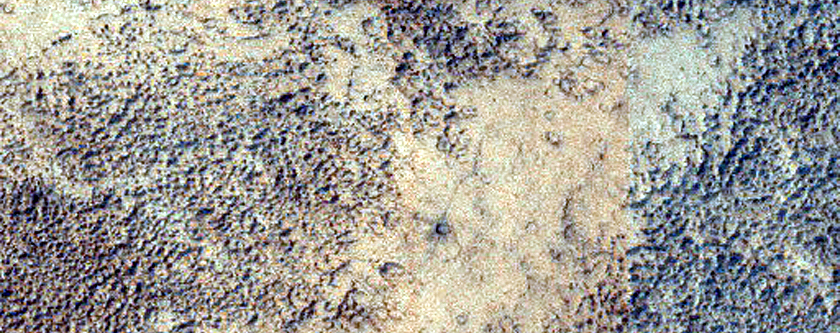 Crater in Arabia Terra