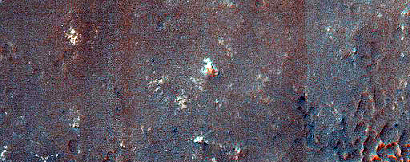 Channel between Two Craters in Noachis Terra