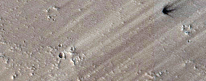 Candidate Recent Impact Site
