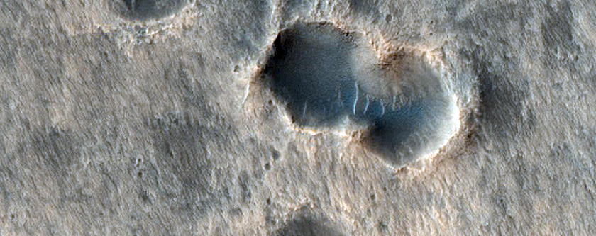 Terrain Sample in Arrhenius Crater