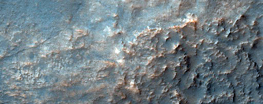 Rocky Region North of Hellas Planitia