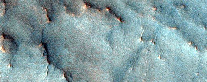Floor of Antoniadi Crater