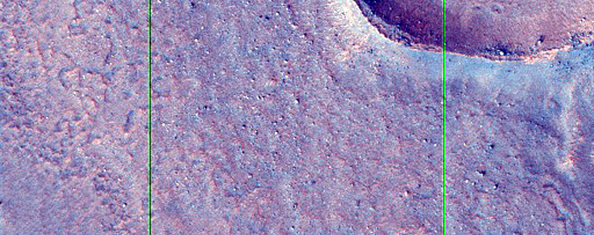Pedestal Crater in Deuteronilus Mensae
