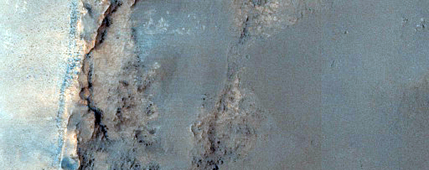 Crater with Steep Slopes