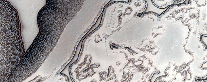 South Polar Residual Cap Site