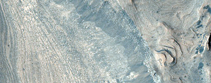 Fine Layering in West Candor Chasma