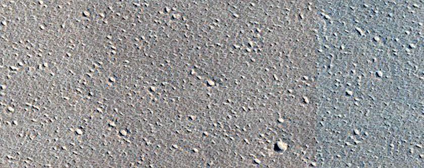 Candidate Recent Impact Site