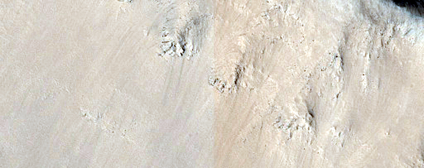 Ridges in Acheron Fossae