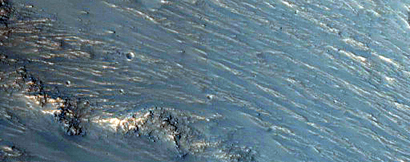 Landslides in Coprates Chasma