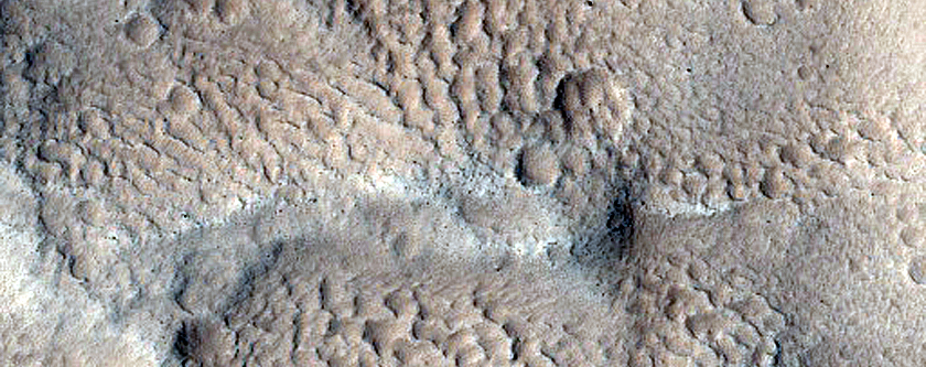 Landslide on Arsia Mons